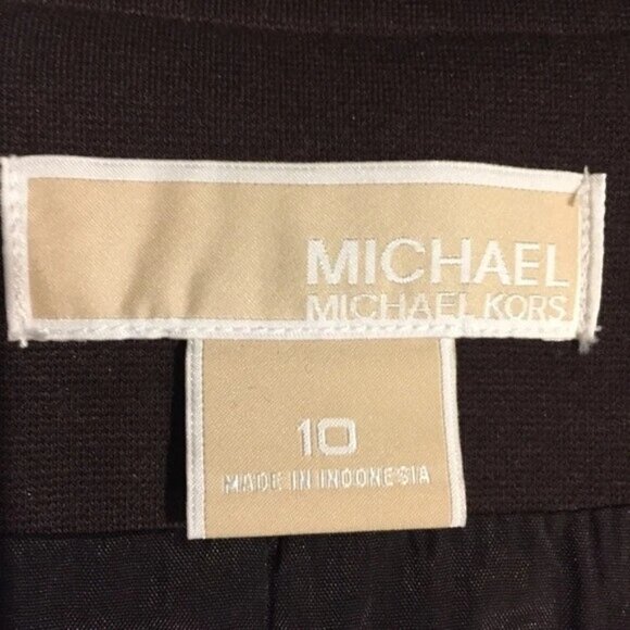MICHAEL KORS Brown Double Breasted Blazer Jacket ( Size-10 ) NWT Retails $159.00 - Picture 8 of 8